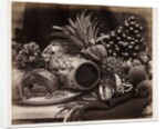 Still life with ivory tankard and fruit by Roger Fenton