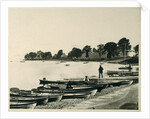 Boats on the shingle by Samuel Bourne