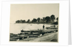 Boats on the shingle by Samuel Bourne