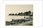Boats on the shingle by Samuel Bourne