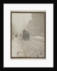 Street Scene with Snow by Anonymous
