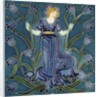 Blue-bell tile by Walter Crane