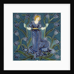 Blue-bell tile by Walter Crane