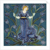 Blue-bell tile by Walter Crane