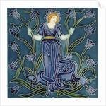 Blue-bell tile by Walter Crane