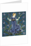 Blue-bell tile by Walter Crane