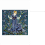 Blue-bell tile by Walter Crane