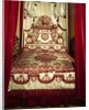 The Melville Bed, detail of headboard by Anonymous