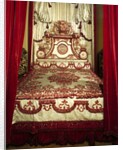 The Melville Bed, detail of headboard by Anonymous