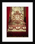 The Melville Bed, detail of headboard by Anonymous