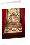 The Melville Bed, detail of headboard by Anonymous
