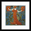Poppy tile by Walter Crane