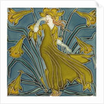 Daffodil tile by Walter Crane