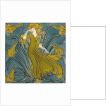Daffodil tile by Walter Crane