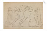 Hector and Ajax Separated by the Heralds by Flaxman