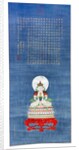 Hanging scroll depicting Amitayus Buddha on a lotus throne by anonymous