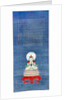 Hanging scroll depicting Amitayus Buddha on a lotus throne by anonymous