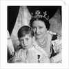 Queen Elizabeth, The Queen Mother, with Prince Charles by Cecil Beaton
