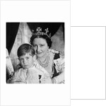Queen Elizabeth, The Queen Mother, with Prince Charles by Cecil Beaton
