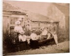 Family in the Ecriaux Isles off Jersey by Andrew Pitcairn-Knowles