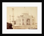 The Taj Mahal from the corner of the Quadrangle in Agra by Samuel Bourne