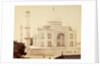 The Taj Mahal from the corner of the Quadrangle in Agra by Samuel Bourne