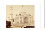 The Taj Mahal from the corner of the Quadrangle in Agra by Samuel Bourne