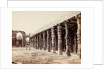 Colonnade of Hindoo Pillars at the Kutub by Samuel Bourne