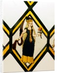 The Betley Window stained glass panel, detail of the Queen of May by Unknown