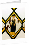 The Betley Window stained glass panel, detail of the Queen of May by Unknown