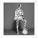 Ungaro spotted outfit with ball by John French