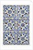 Panel of six tiles by Unknown
