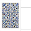 Panel of six tiles by Unknown