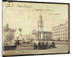 Fountains, Trafalgar Square, London by Francis Frith & Co.