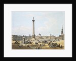 Trafalgar Square, The National Gallery & St.Martin's Church by E. Walker