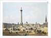 Trafalgar Square, The National Gallery & St.Martin's Church by E. Walker