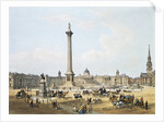 Trafalgar Square, The National Gallery & St.Martin's Church by E. Walker