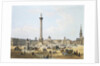 Trafalgar Square, The National Gallery & St.Martin's Church by E. Walker