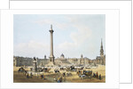 Trafalgar Square, The National Gallery & St.Martin's Church by E. Walker