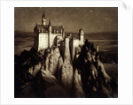 The Mad King's Castle, Schloss Neuschwanstein by night by Percival Gaskell
