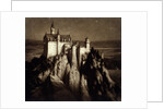 The Mad King's Castle, Schloss Neuschwanstein by night by Percival Gaskell