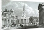 The New Opening to St.Martin's Church from Pall Mall East by Thomas O. Shepherd