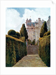 The Yew Alley, Crathes by George Samuel Elgood