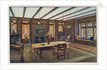 A Craftsman House depicting a living room by unknown