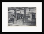 Living room from stairway by unknown