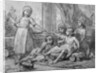 Study for a portrait of five of the children of King George III by Benjamin West