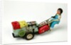 Clockwork toy plough by Unknown