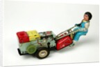 Clockwork toy plough by Unknown
