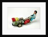 Clockwork toy plough by Unknown