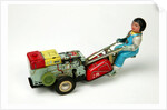 Clockwork toy plough by Unknown